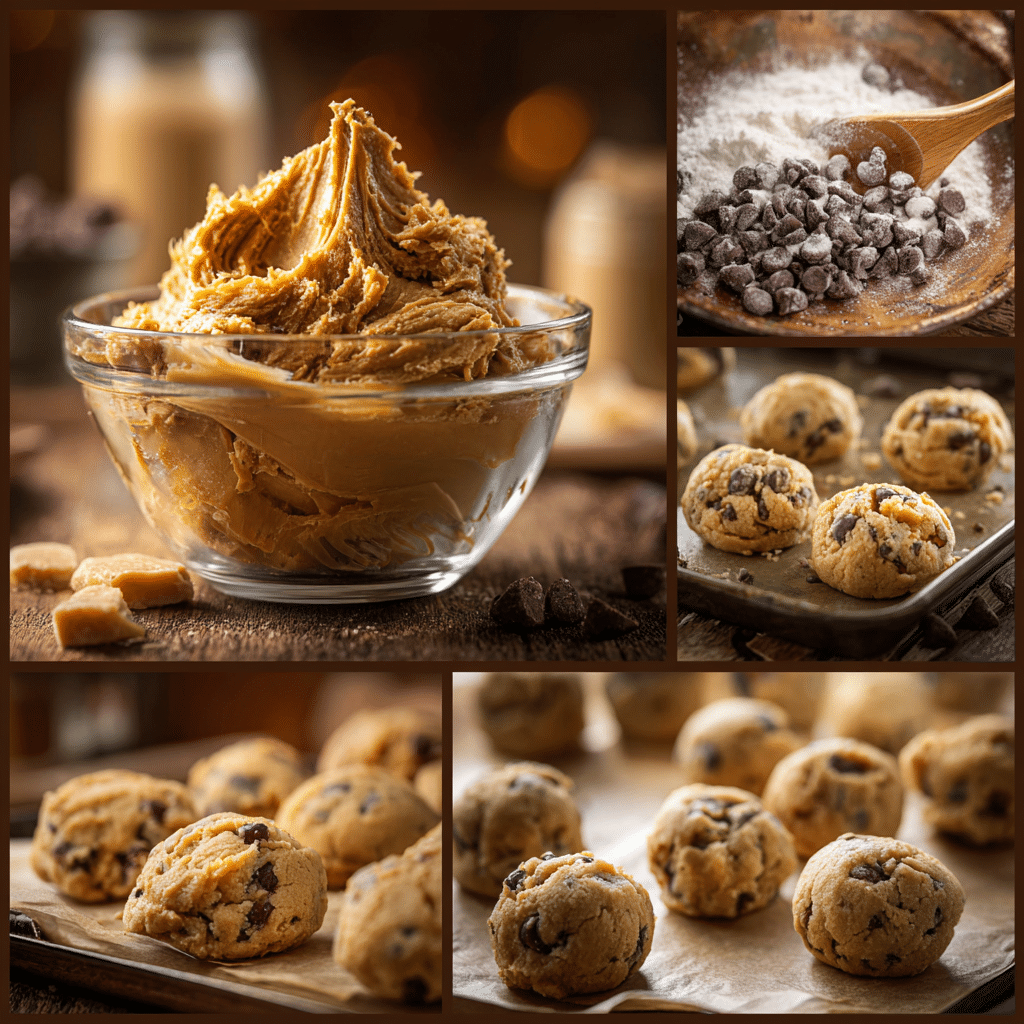 Three Ingredient Chocolate Chip Cookies (Simple & Delicious Guide) 12 step by step making three ingredient chocolate chip cookies