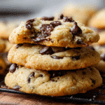 Choc Chip Cookie Recipe Without Brown Sugar – Simple, Crispy, and Delicious 10 Freshly baked choc chip cookies without brown sugar cooling on a rack