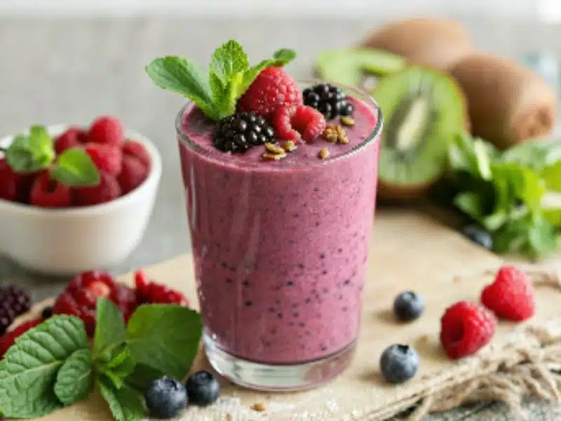 Easy Smoothie Recipes 3 Ingredients – Healthy, Quick & Delicious 4 Detox Berry Smoothie