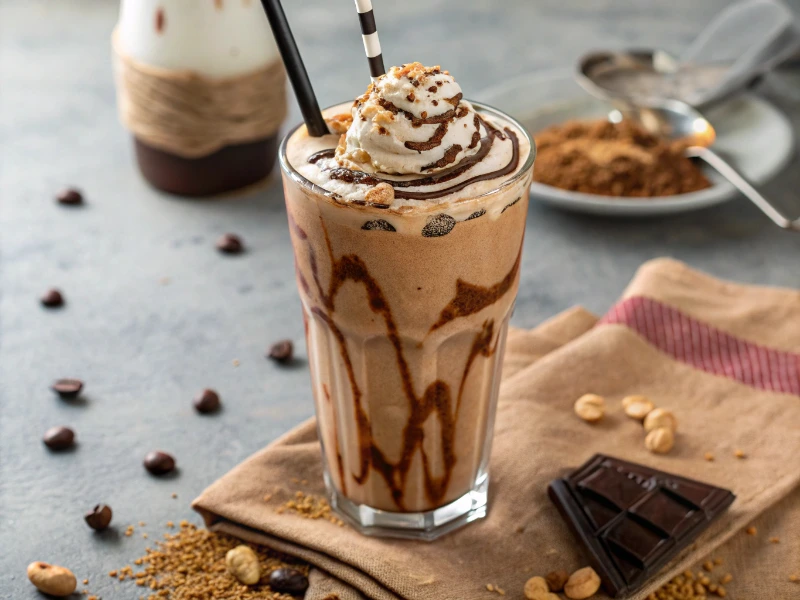 Easy Smoothie Recipes 3 Ingredients – Healthy, Quick & Delicious 8 Chocolate Peanut Butter Milk Smoothie