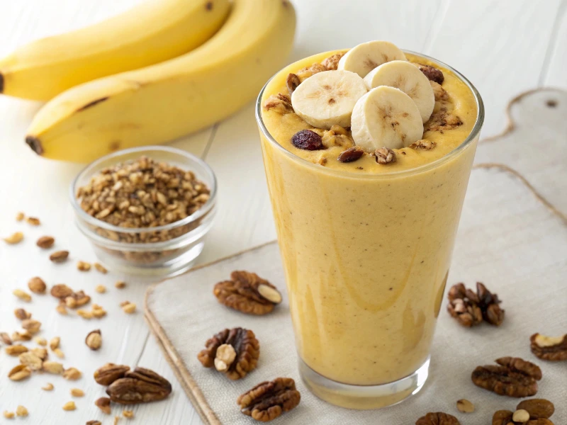 Easy Smoothie Recipes 3 Ingredients – Healthy, Quick & Delicious 23 Banana Nut Energy Smoothie