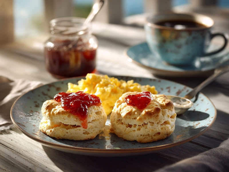 image_800x600_1754487372951 3 ingredient biscuits served with eggs and jam