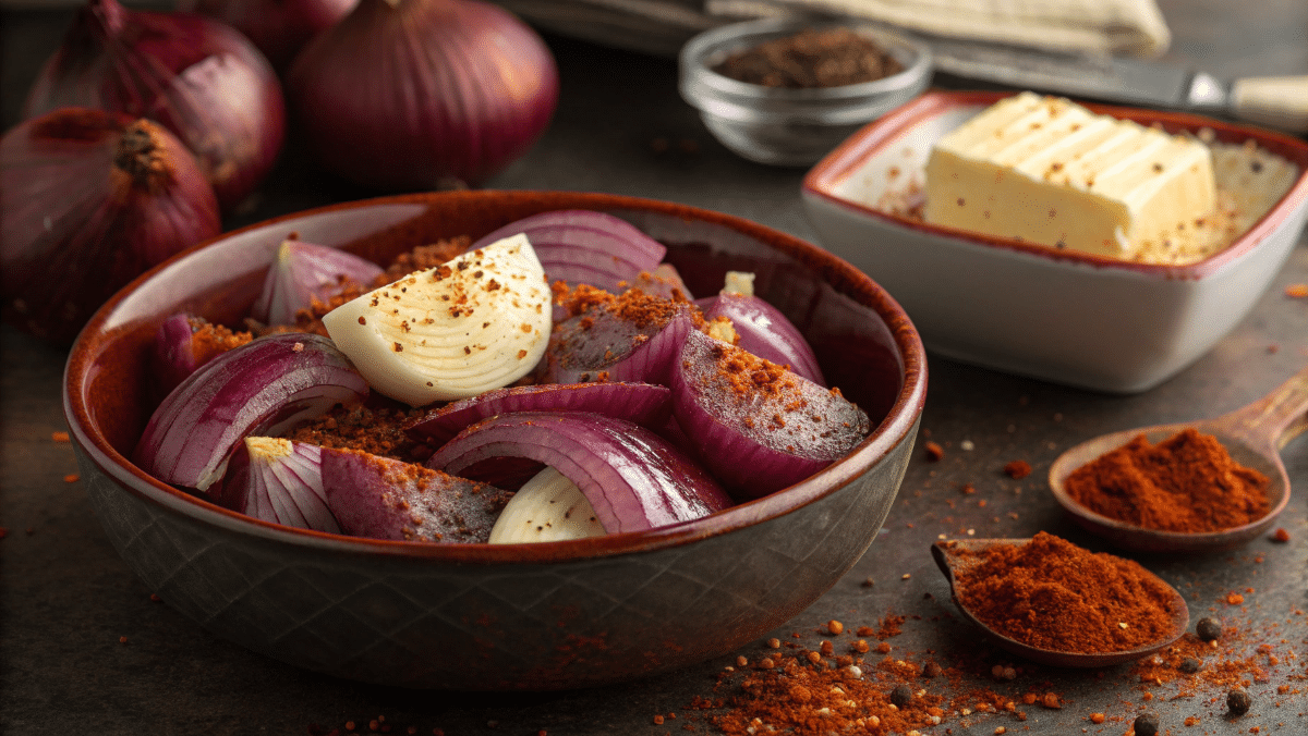 Cajun seasoning used for onion boil