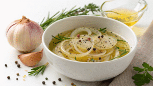 Healthy seasoning options for onion boil
